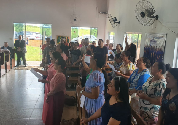Primeira Reunio dos Missionrios da SEMADECRE, com Suas Dignssimas Esposas, no Setor Campo Alegre.